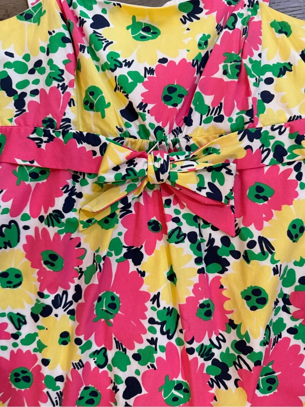 Lilly Pulitzer Avaline Dress Doodle Bug Daisy Floral Size 6